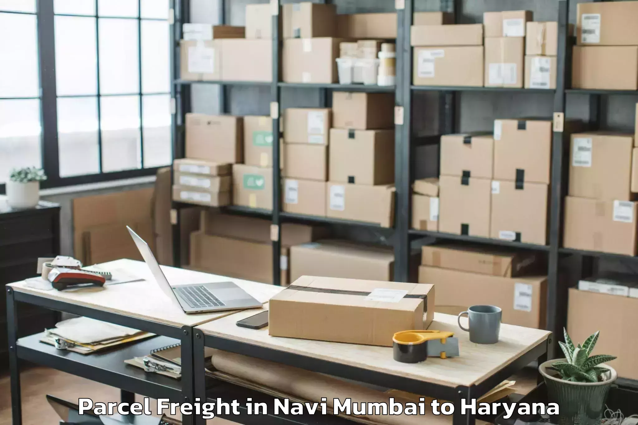 Efficient Navi Mumbai to Faridabad Parcel Freight